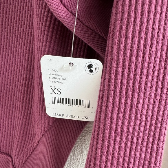 NWT Free People Movement Santa Clara Thermal Long Sleeve Tee - Picture 11 of 13